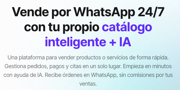Alternativas a Whataform para vender con Whatsapp